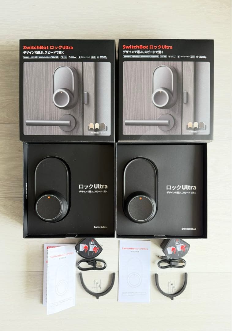 【美品】SwitchBot スマートロック3点セット ロックUltra 顔認証