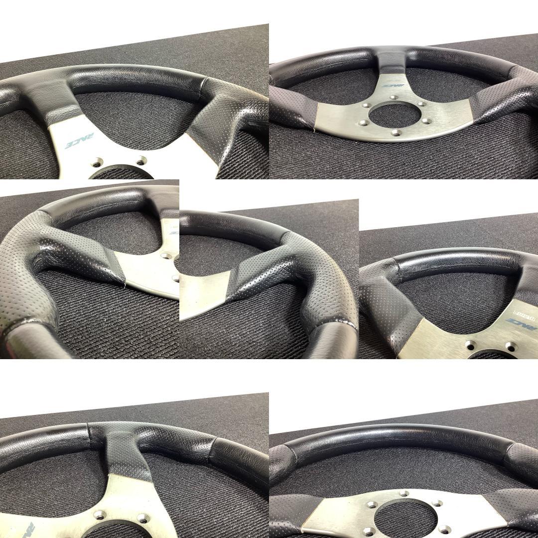 モモ レース レザーステアリング 良品 2000年製 ホーンボタン ネジ付