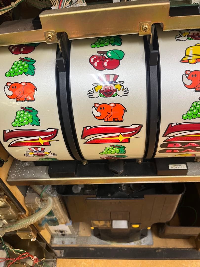 【実機】アイムジャグラーEX 5号機　メダル付き　鍵付き　設定キー付き