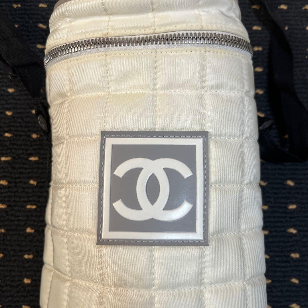 【希少】CHANEL シャネル スポーツライン ココマーク 筒型 水筒ケース