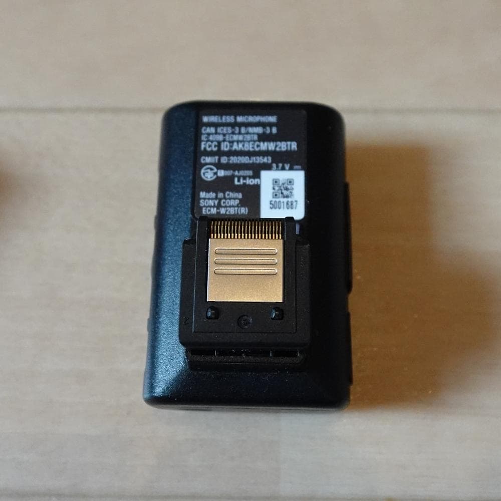 SONY ECM-W2BT ワイヤレスマイクロフォン