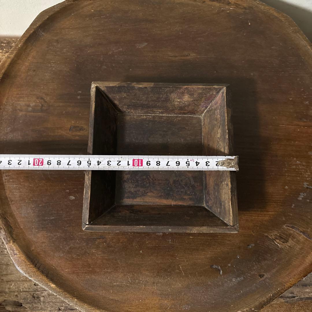 李朝　朝鮮王朝時代　祭祀の器　木皿　1点　⑤アンティーク　韓国骨董　古道具　骨董