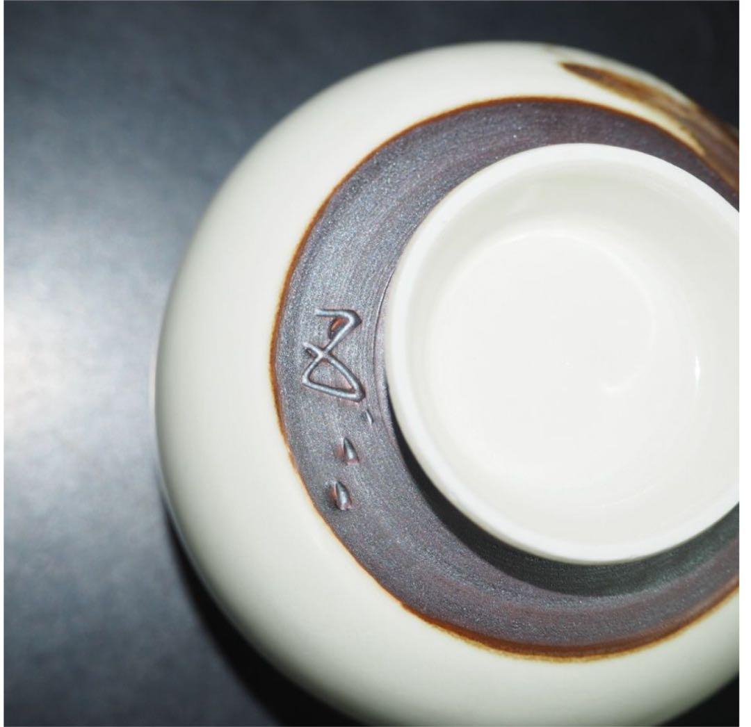 送料無料　瀬戸焼の名工　加藤五山作　汲出し/茶碗6客　未使用　共箱