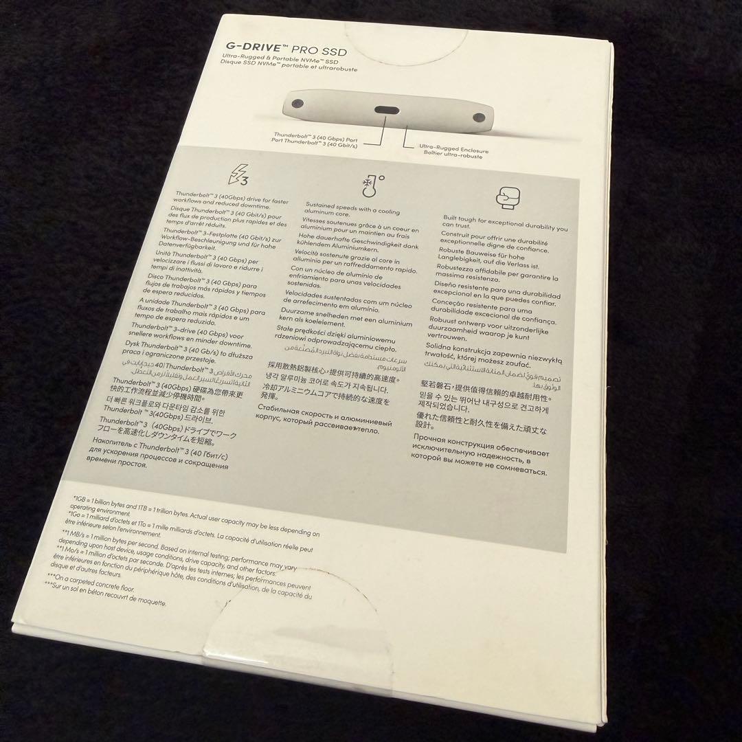 サンディスク G-DRIVE SSD 1TB ポータブル 外付け