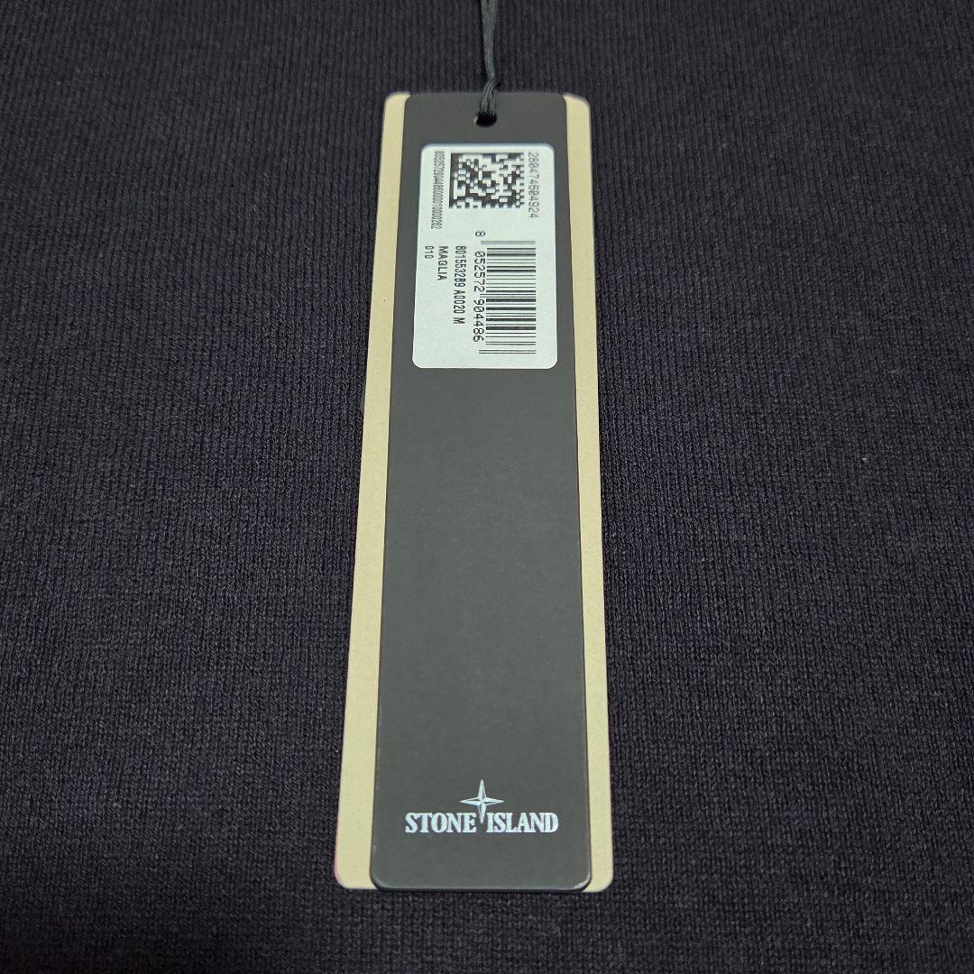 【新品】STONE  クルーネック ニット セーター ブラック M