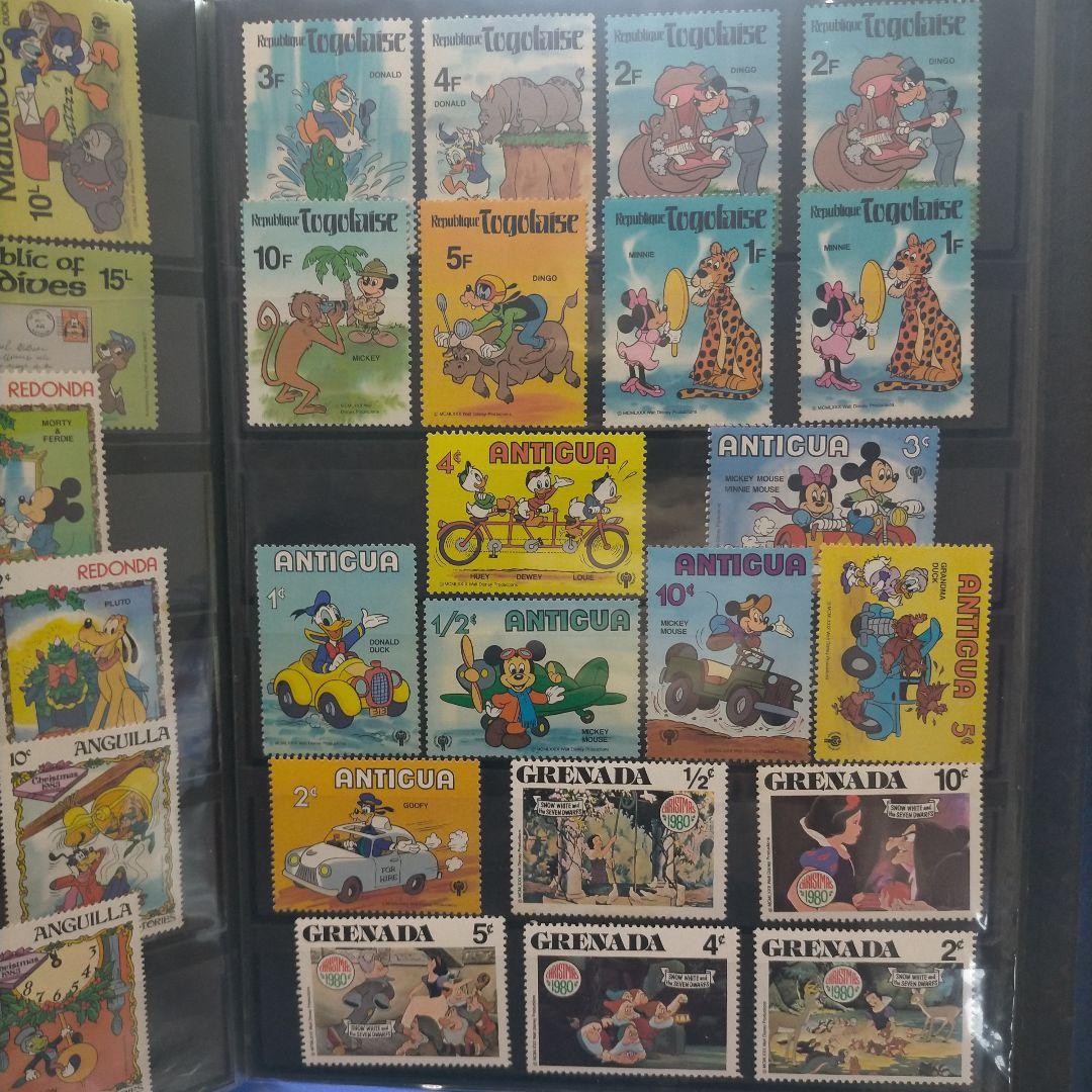 5560 外国切手 複数国 ディズニー シリーズ大量まとめ 全て未使用