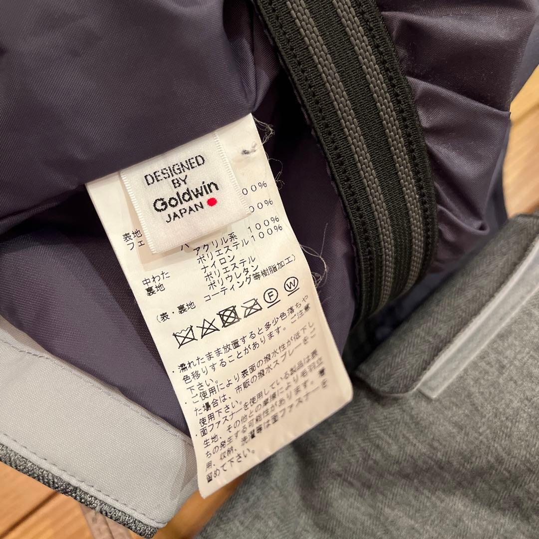 Goldwin グレー ファー付きジャケット