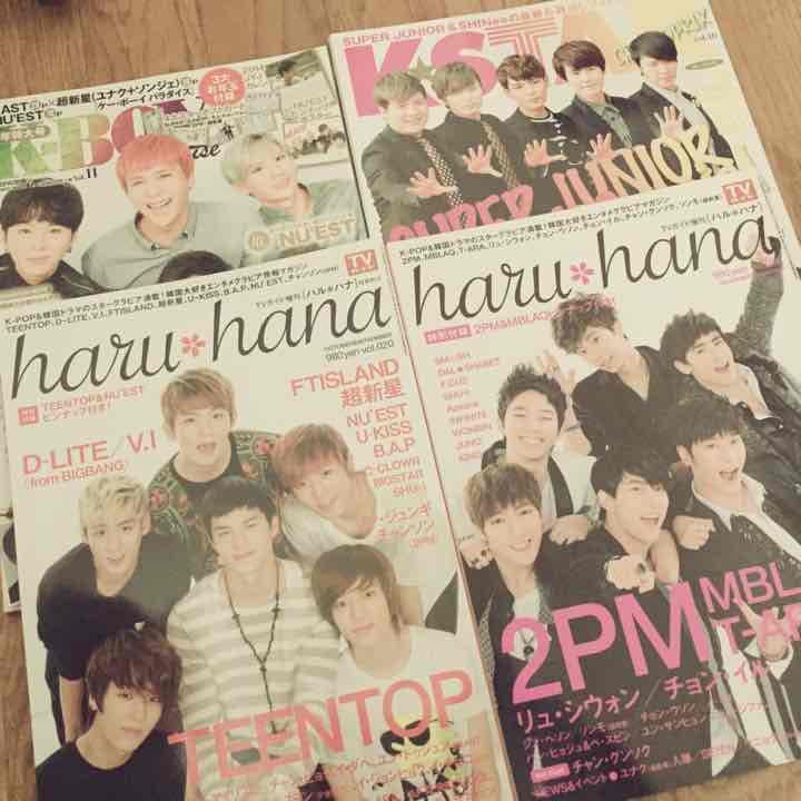 CD、DVD、写真集、雑誌など