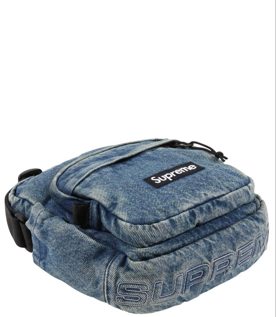 supreme デニムショルダーバッグ