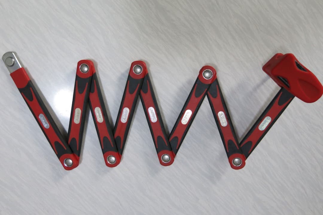 アブスABUS BORDO Big6000FoldingLock 120cm赤