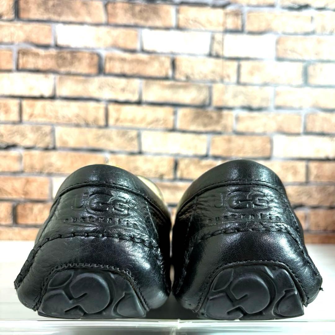希少■UGG■モカシン■スリッポン 5379 アスコット 本革 シボ革