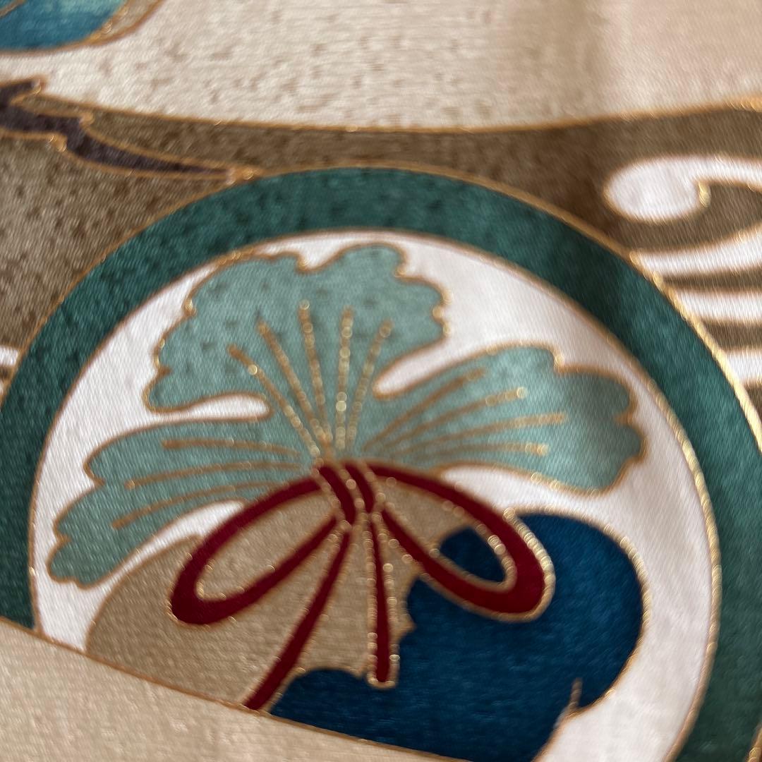 No.15 正絹男の子お祝い着　産着 長襦袢付き　のしめ 七五三