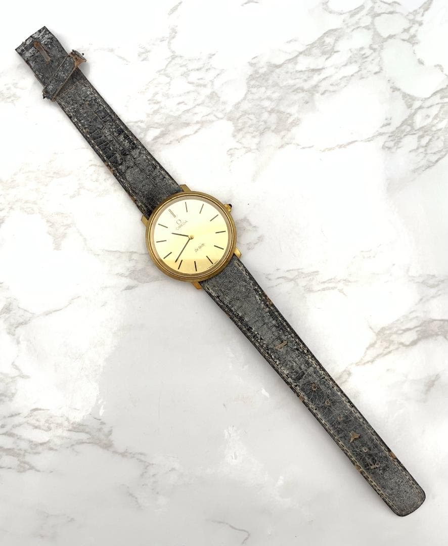 【不動】OMEGA De Ville ヴィンテージ　ゴールド 腕時計　ジャンク品