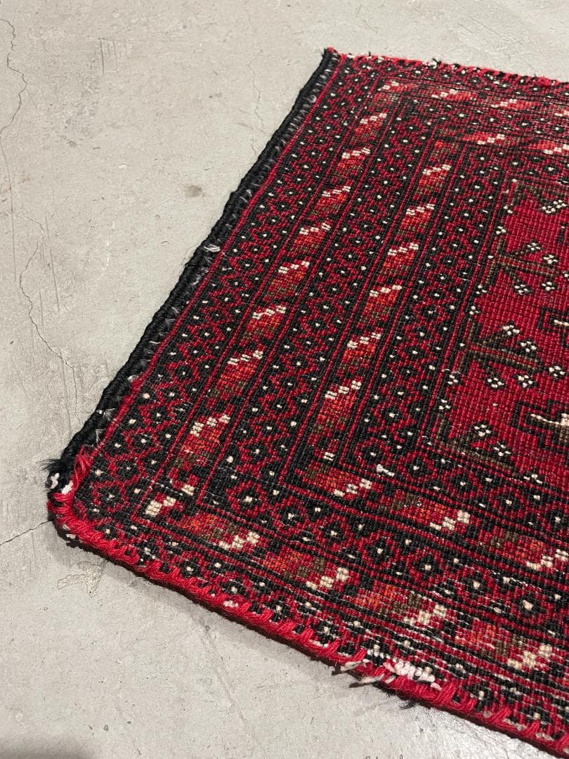 ⚫︎Vintage rug⚫︎114cm×47cm　トルクメン絨毯　アフガン