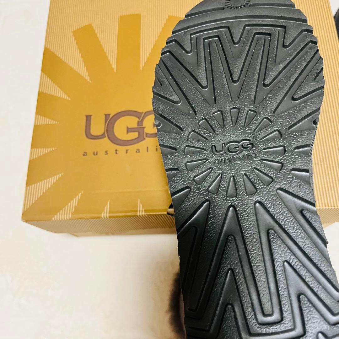 アグUGG W BAILEY BOW CORDUROY グレー 7 24cm