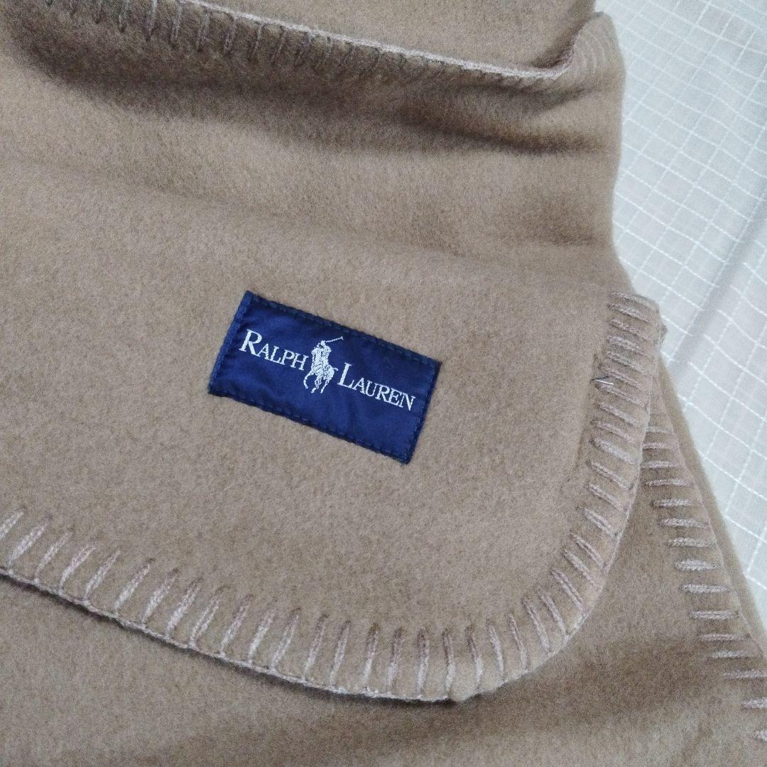 RALPHLAUREN ラルフローレン 毛布 ブランケット 毛100% レア？