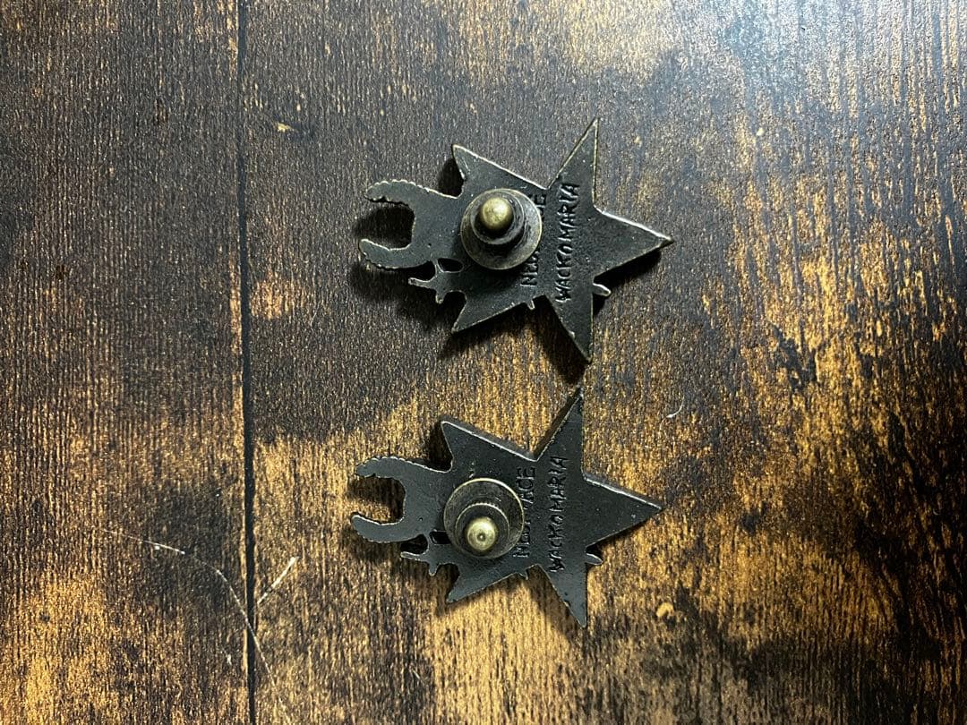 WACKO MARIA × NECKFACE ピンバッジ