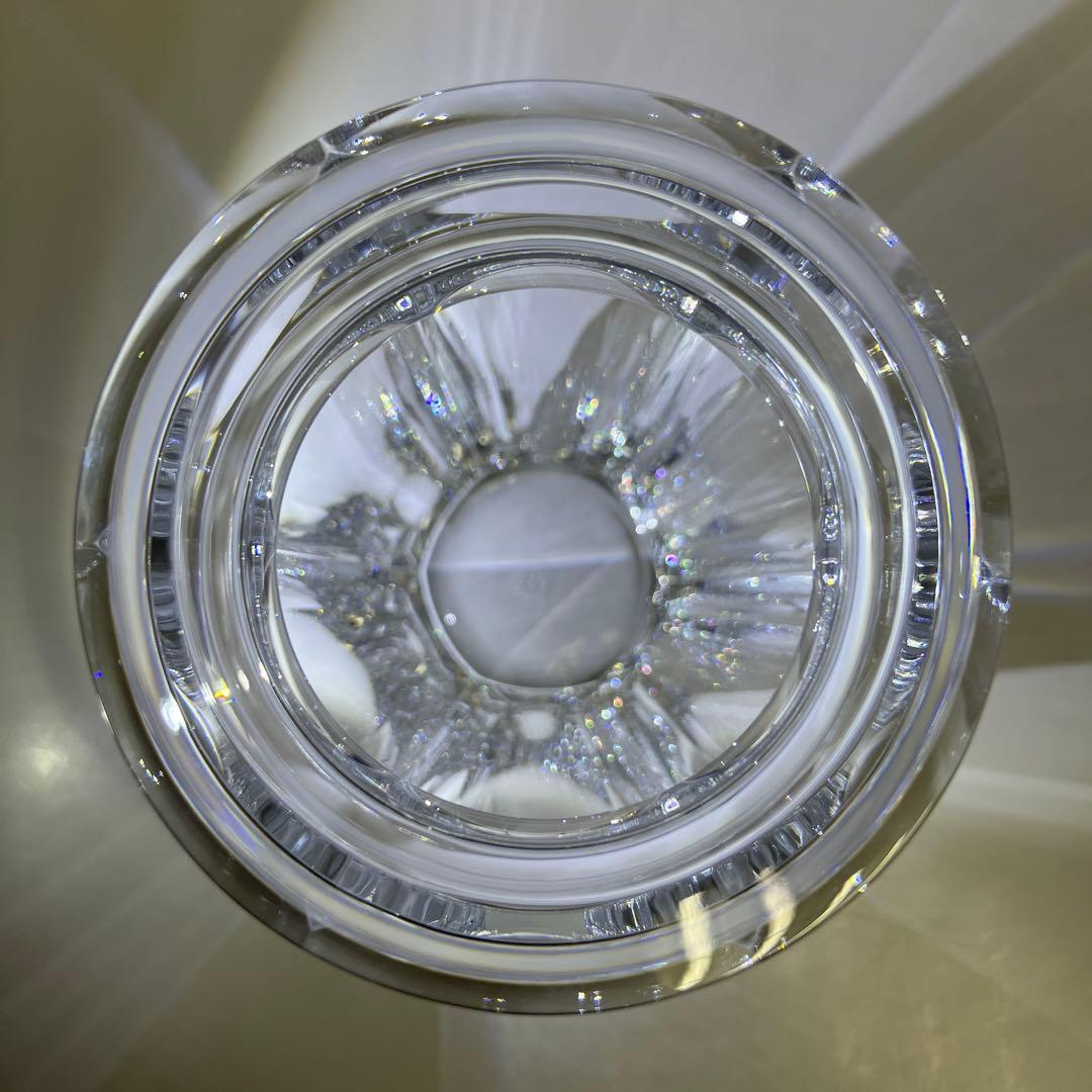 バカラ　アルクール花瓶　共箱　高さ17㎝　東Y7-1119☆1F