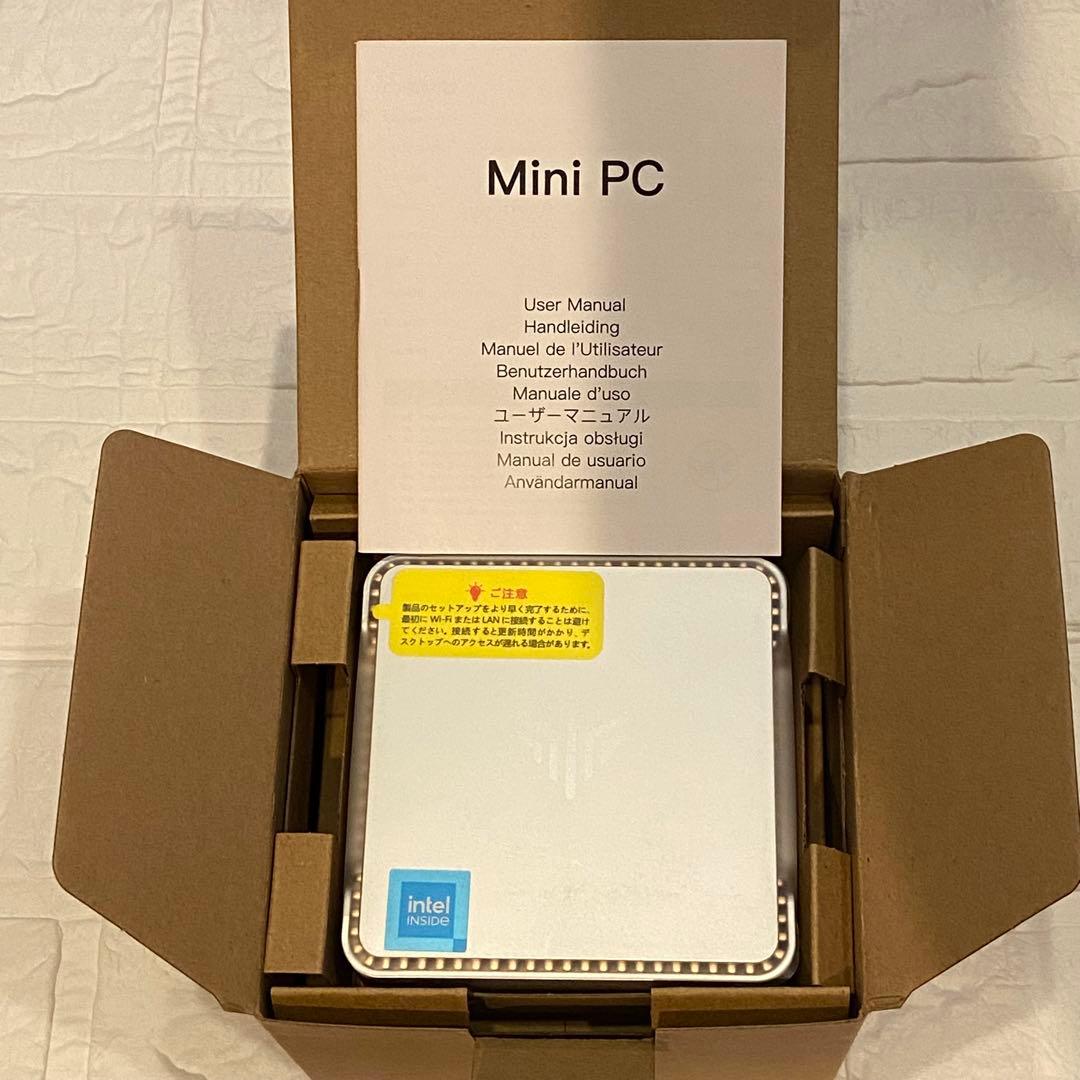 ミニpc n97 mini pc 16GBRAM 512GBSSD 4コア