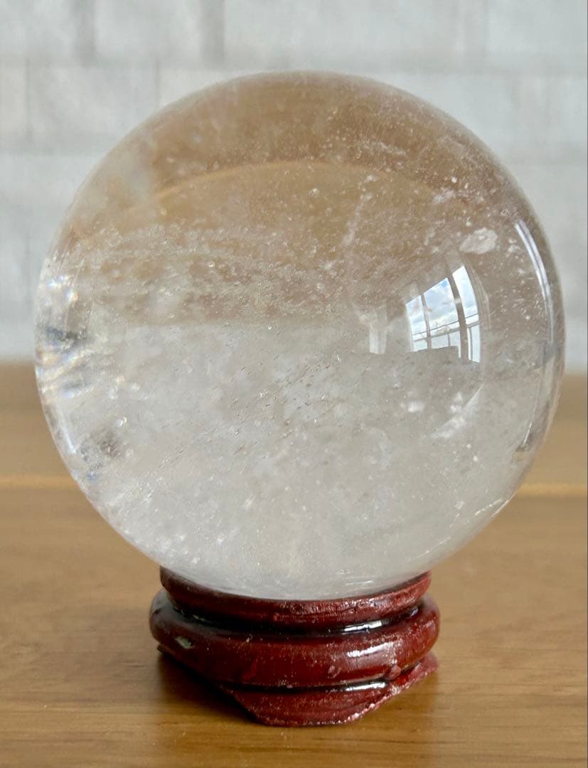 水晶　丸玉　スフィア✨　59.6㎜