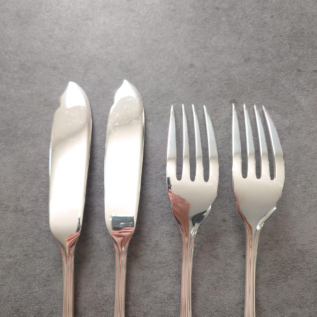 希少 美品 クリストフル アルビ フィッシュナイフ フィッシュフォーク 4点