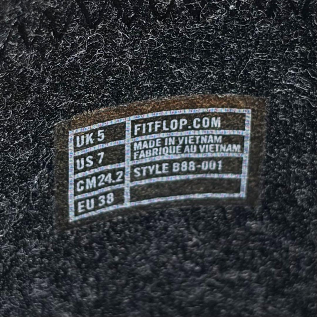 新品同様☆fitflop SHUV FELT シャビフェルト ブラック 24cm