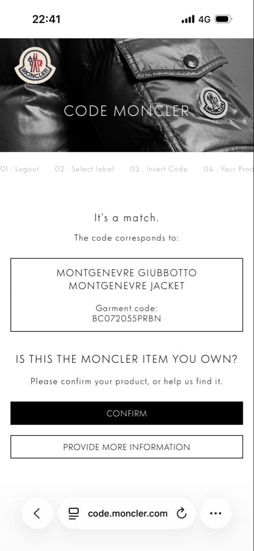 MONCLER モンクレール モンジュネーブル ダウンジャケット サイズ1 黒