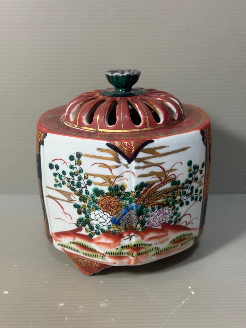 2477 九谷焼　庄三　香炉