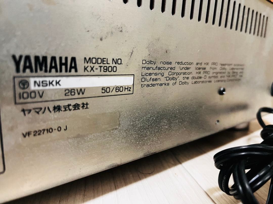 YAMAHA KX-T900 カセットデッキ