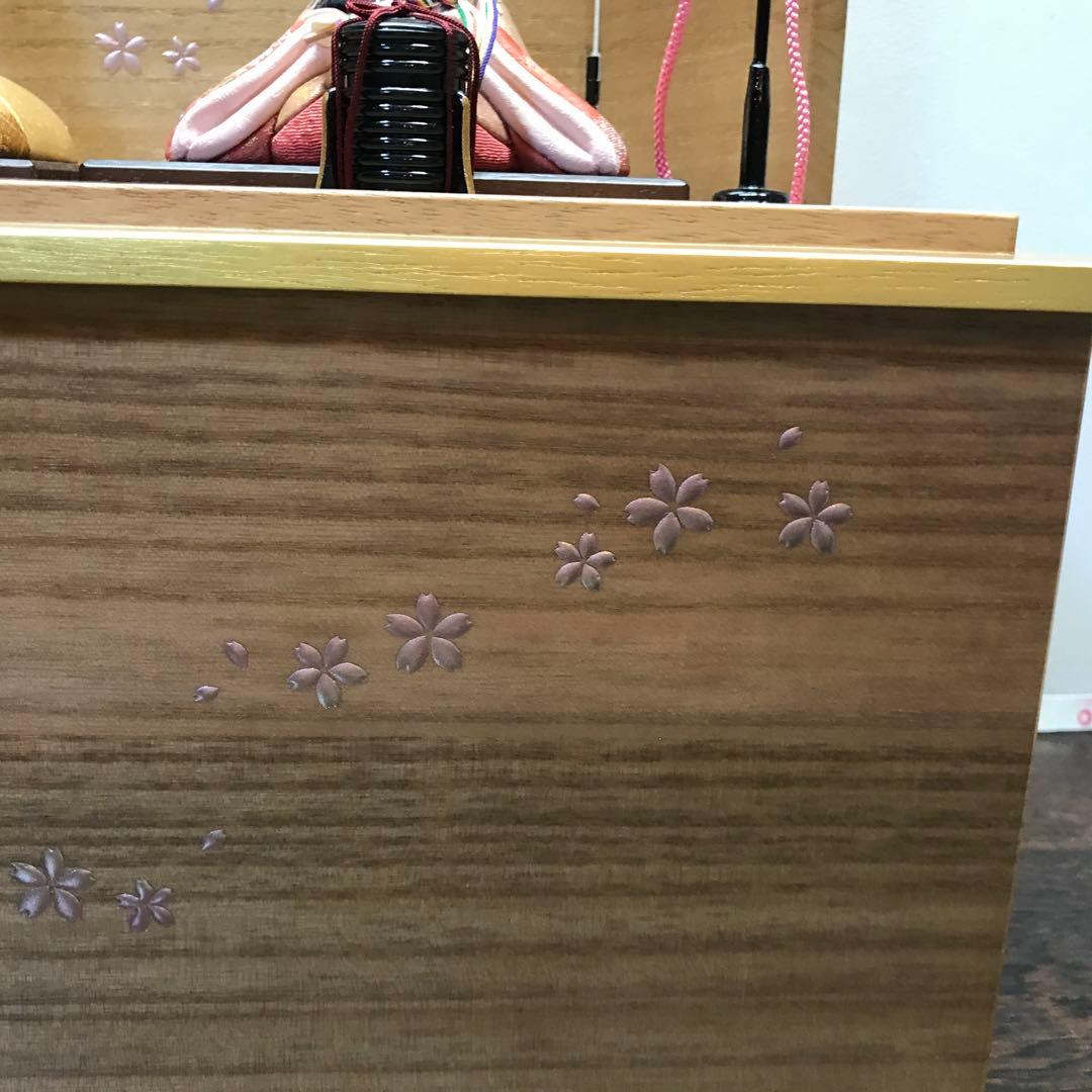 お雛様　箔一の金箔布の木目込　舞姫