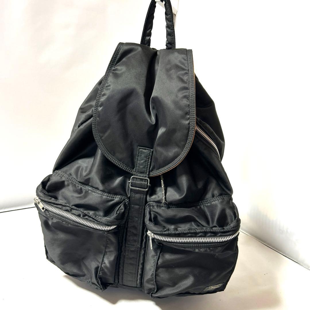 美品　PORTER ポーター TANKER タンカー リュック バックパック 黒