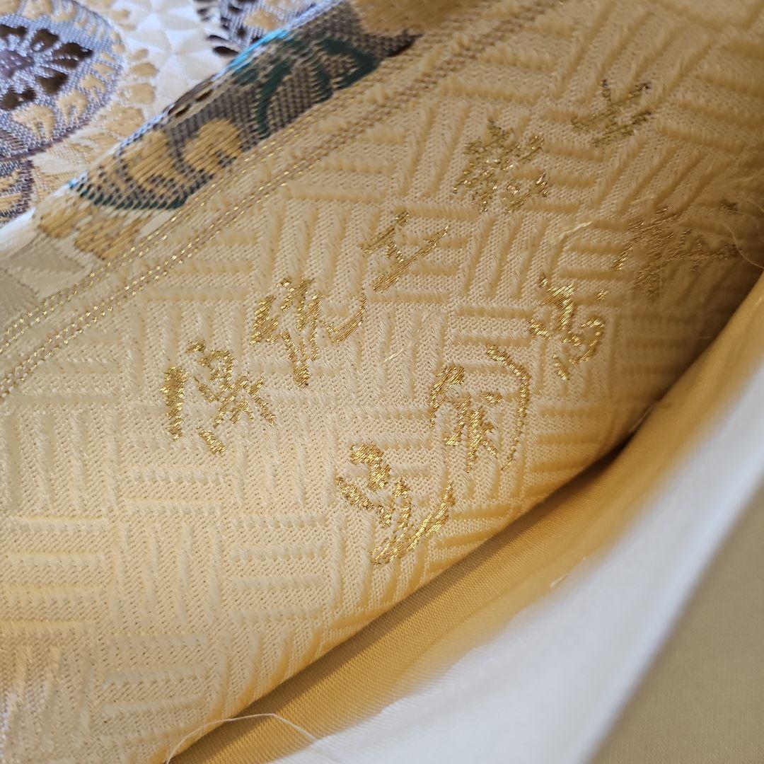 袋帯☆吉祥粋華文☆唐織☆正絹☆鱗模様☆六通☆桐文☆フォーマル