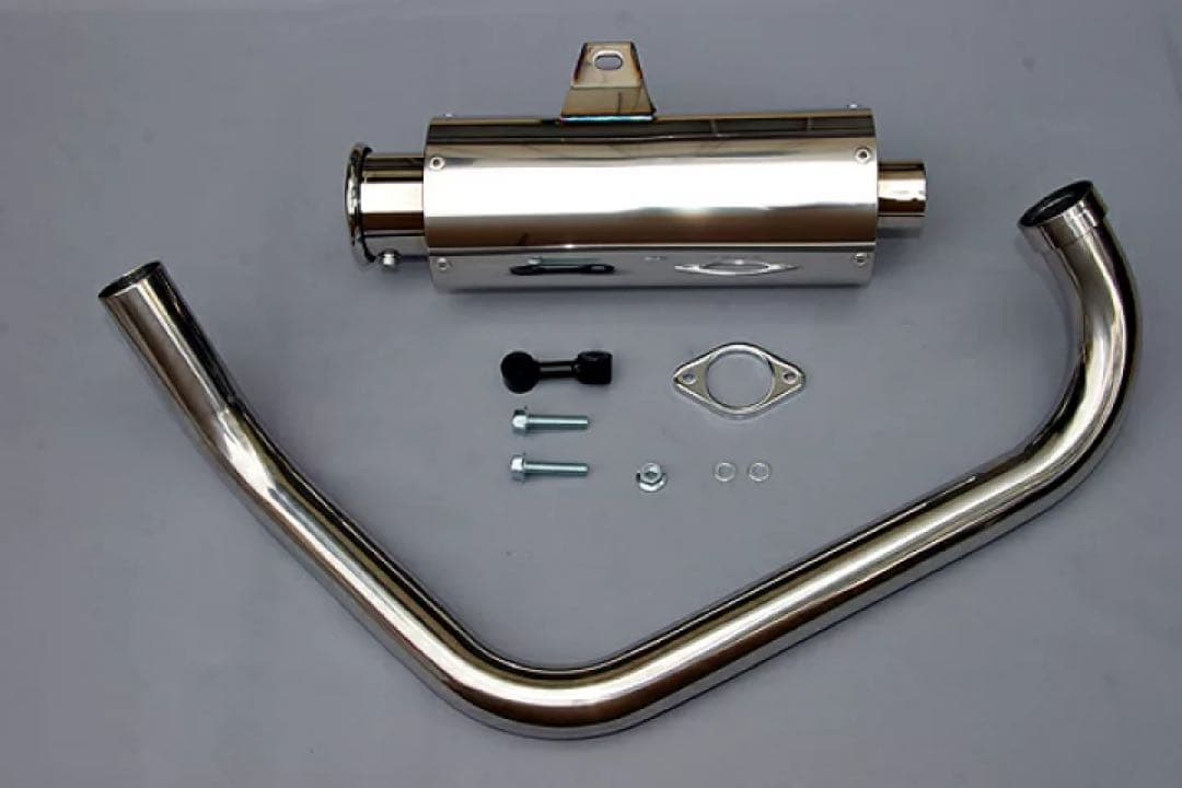 HMS ヤマハTW200 100φ砲弾マフラー SUS (Type3)マフラー