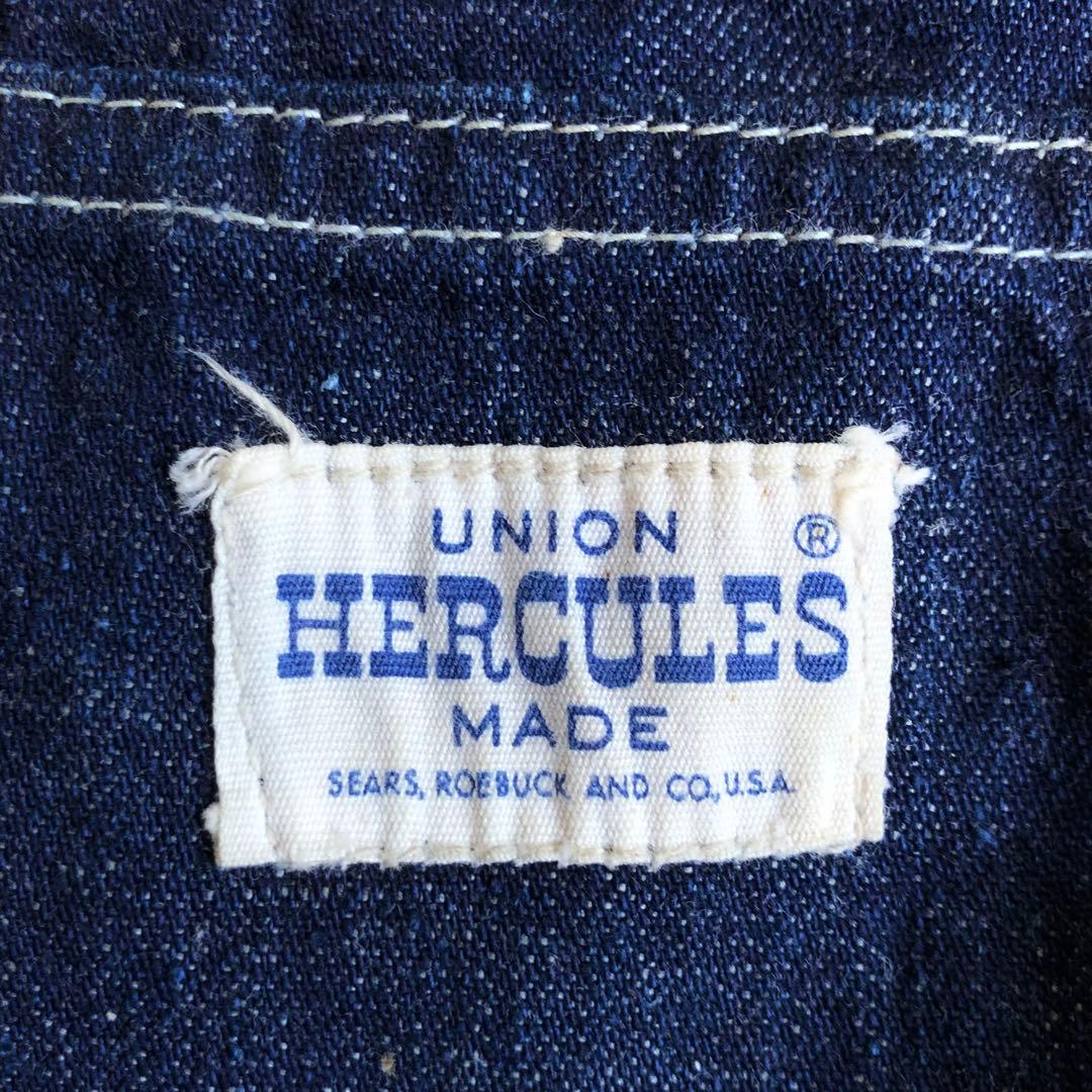 50s HERCULES ヘラクレス ディープインディゴ デニムエプロン
