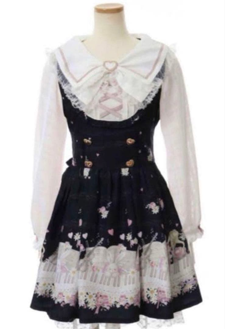 LIZLISA Melodybunny柄 ワンピース