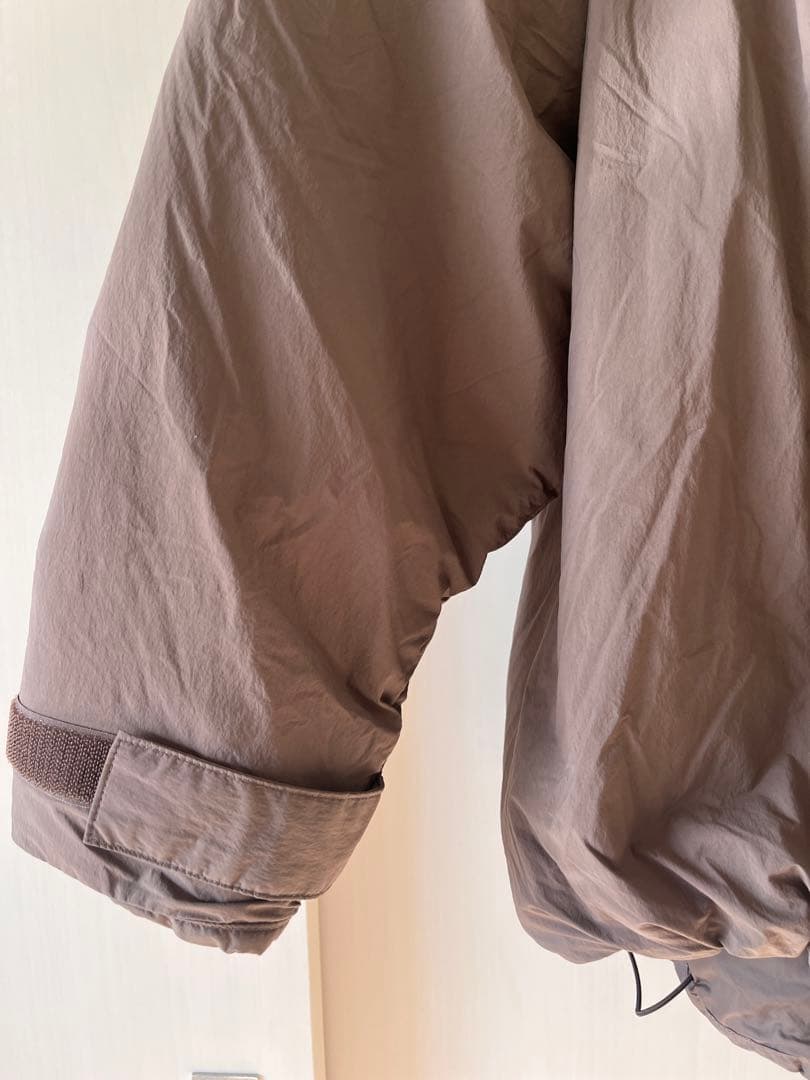 【MUJI Labo】撥水ダウンジャケット/L-XL/ブラウン