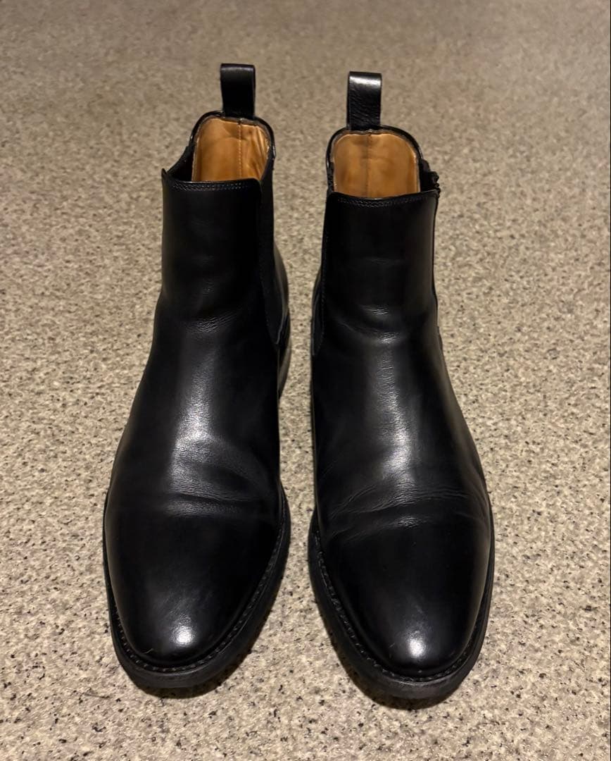 Berwick サイドゴアブーツ ブラック 26cm