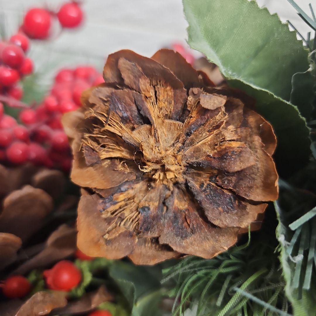 クリスマス飾りセット　サンタクロース&トナカイ親子・2WAYリース