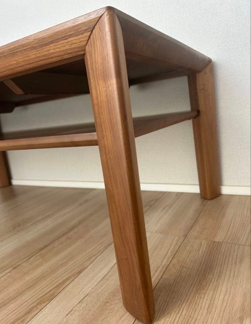 カリモク 木製 センターテーブル TU3785 ウォールナット ローテーブル