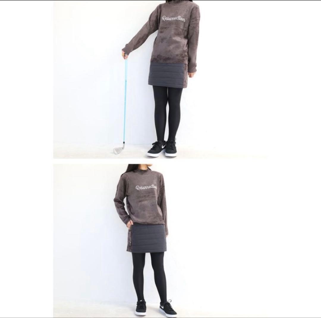 【美品】Resurrection レザレクション　ハイネックセーター グレー