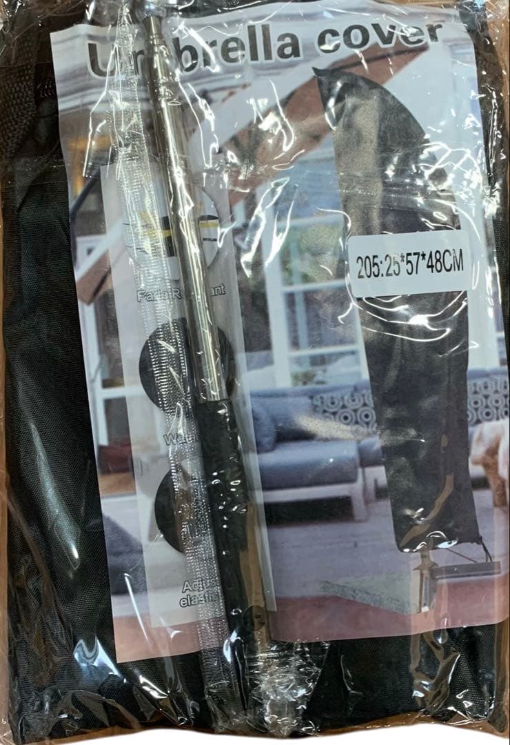 【開封・未使用】ViCoopZim ガーデンパラソル 直径300cm カーキ