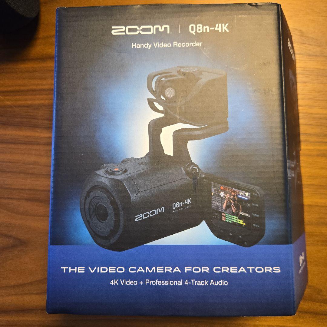 Q8n-4K ZOOM コンパクトマイク ウィンドシールド付き