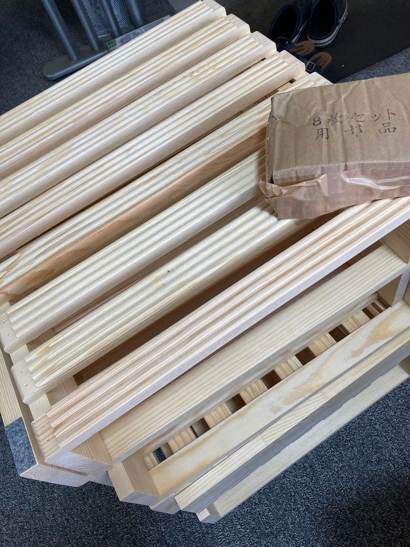 ベッドフレーム パレットベッド 自由に組み換え 軽量 フレーム パイン材