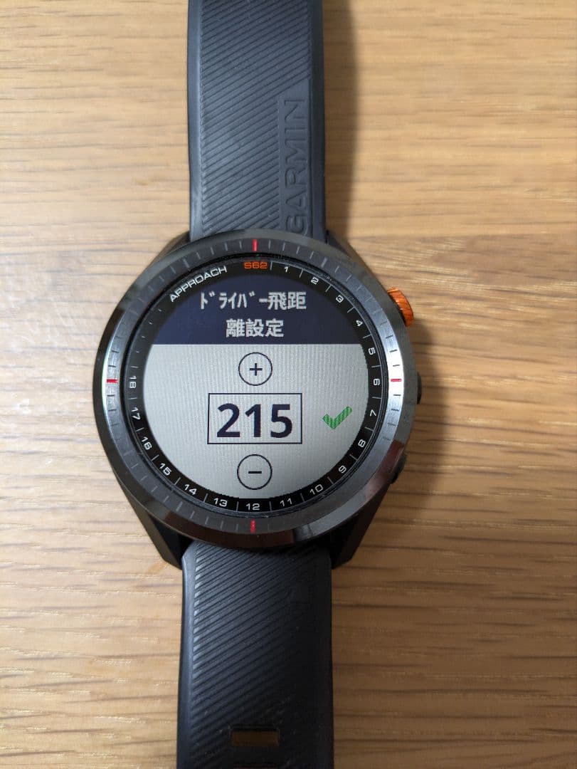 【美品】ガーミン(Garmin) Approach S62 GPSゴルフウォッチ