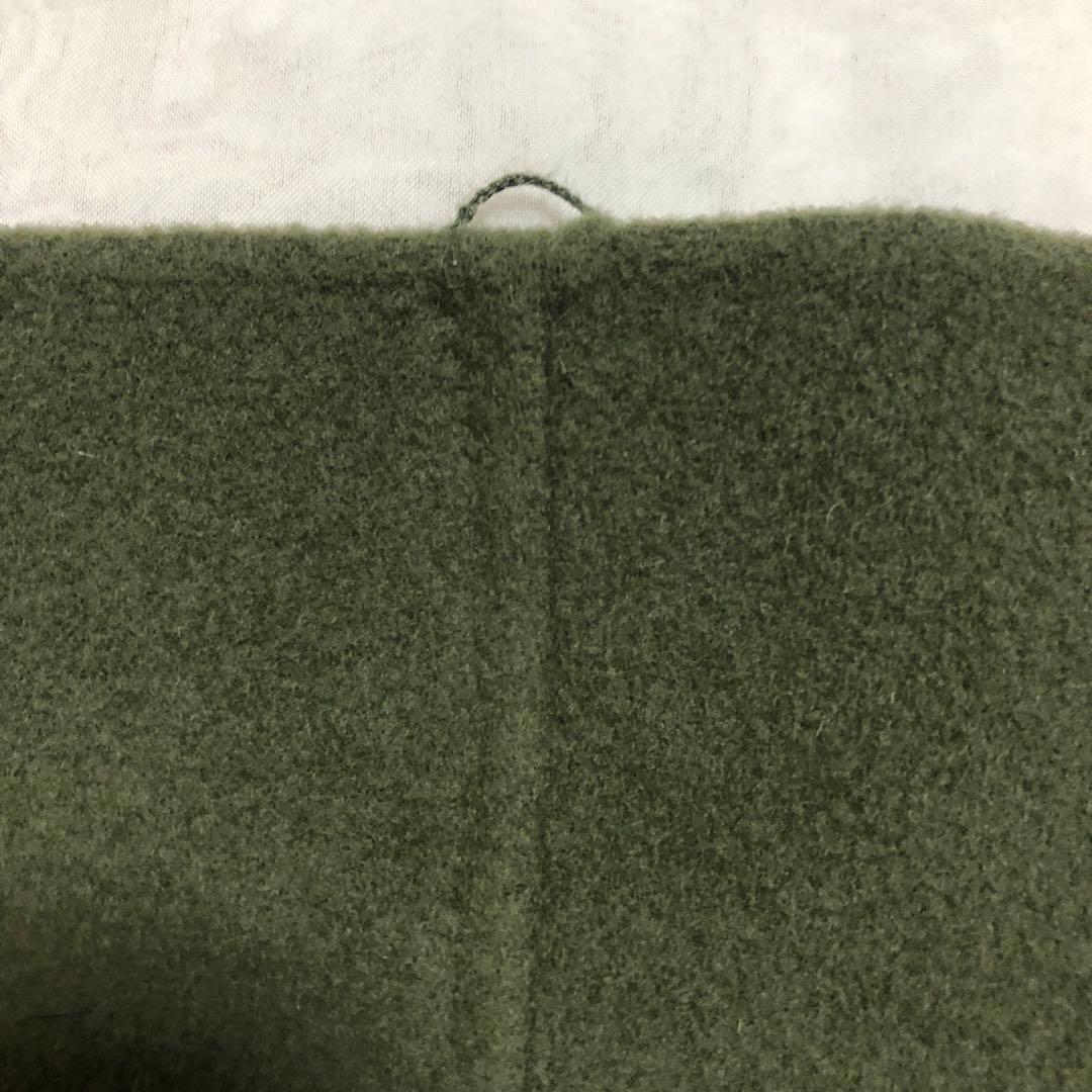 MaxMara MARELLA マフラー付 ノーカラーコート M ウール 高級