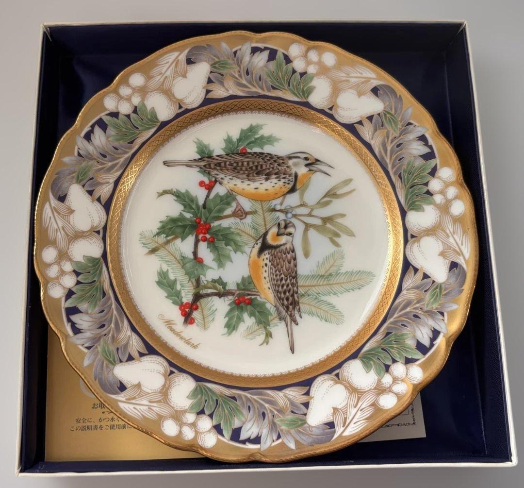 未使用 ノリタケ クリスマスプレート 1997年～2000年 ４枚セット 箱あり