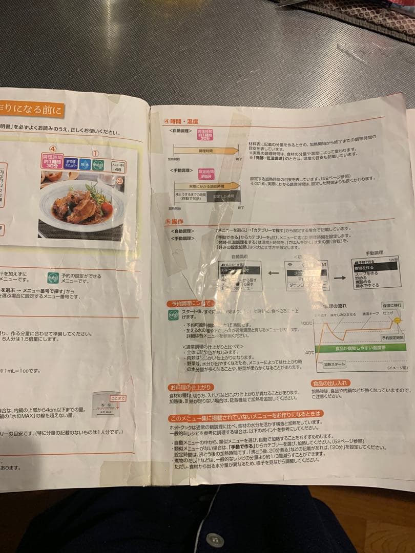 SHARP KN-HW24E-W 箱無し、説明書あり