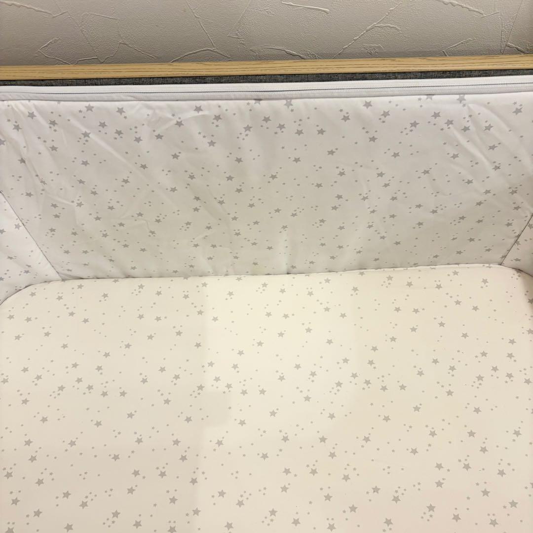 美品✨playkids Maydolly HZDMJ ベビーベッド グレー　完品