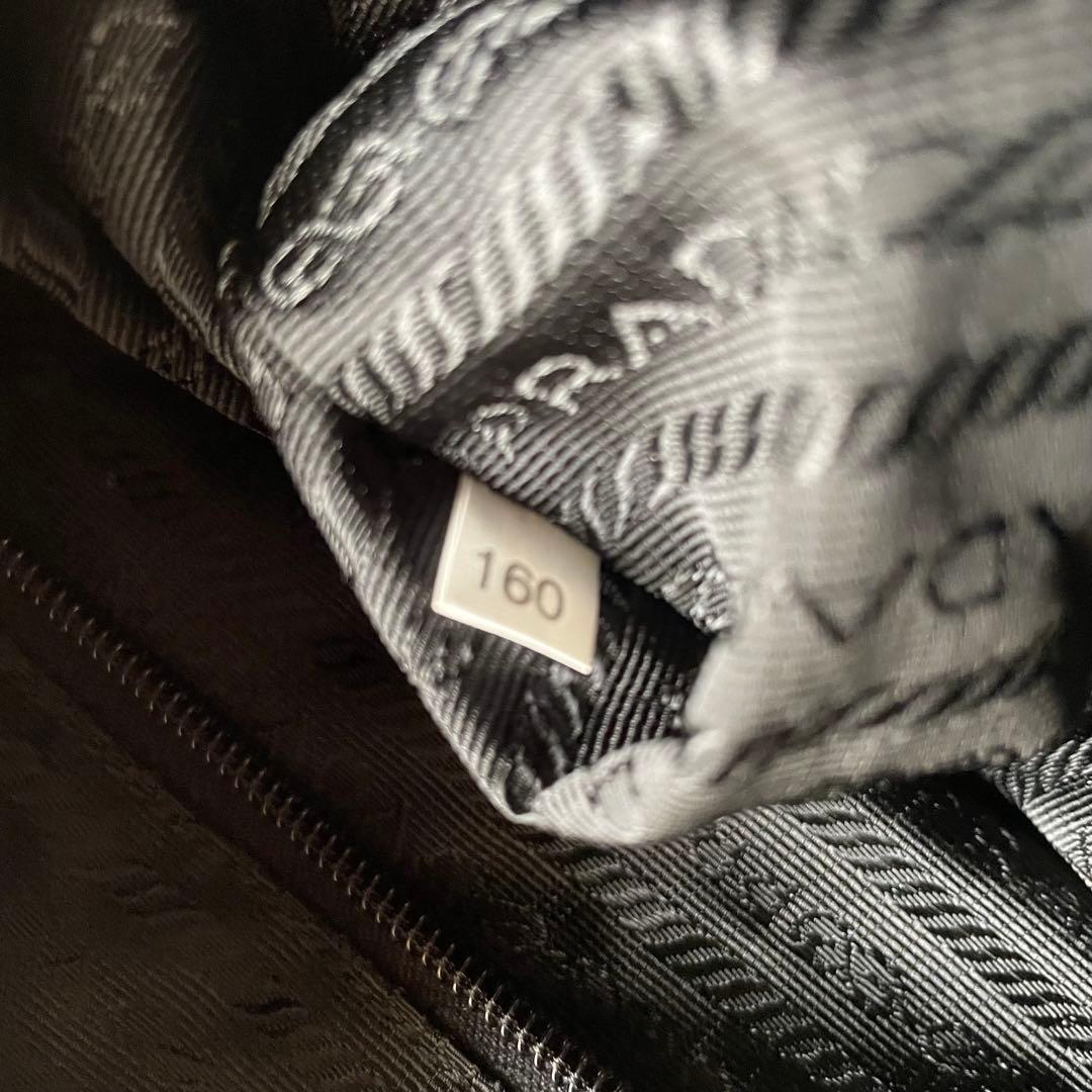 極美品 PRADA ショルダーバッグ カメラバッグ ナイロン レザー ブラック