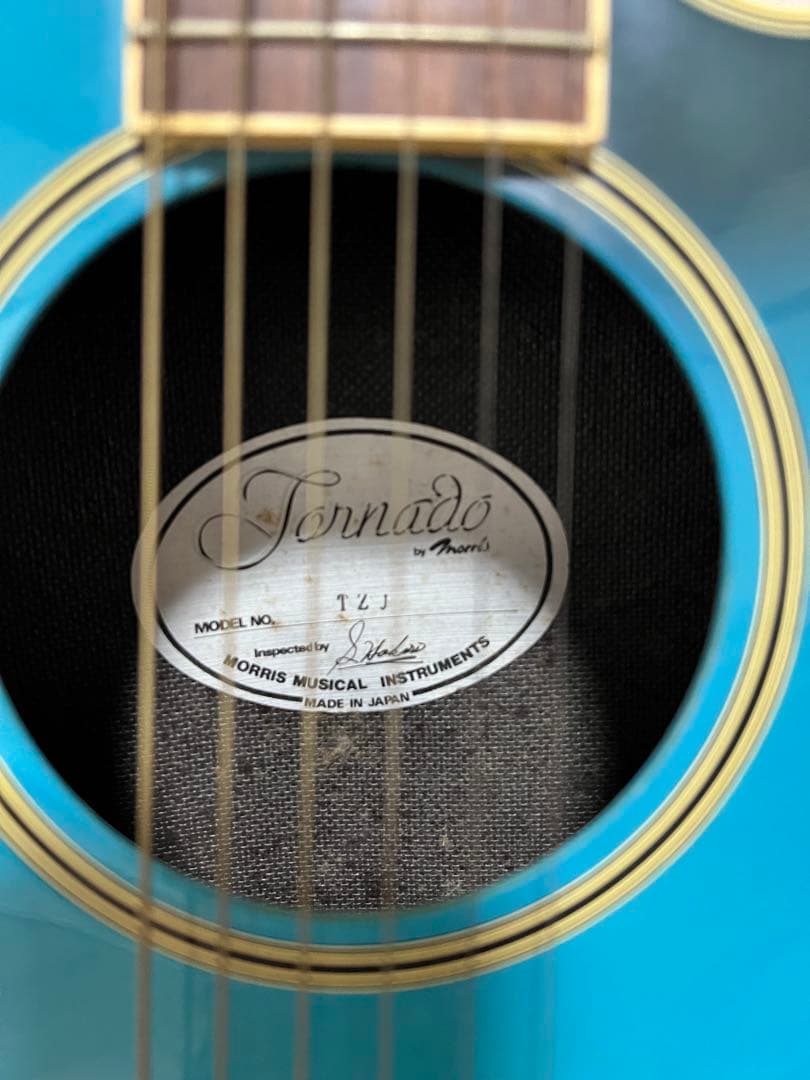 スタンド付き　Morris エレアコ　トルネード　Tornado TZJ ギター